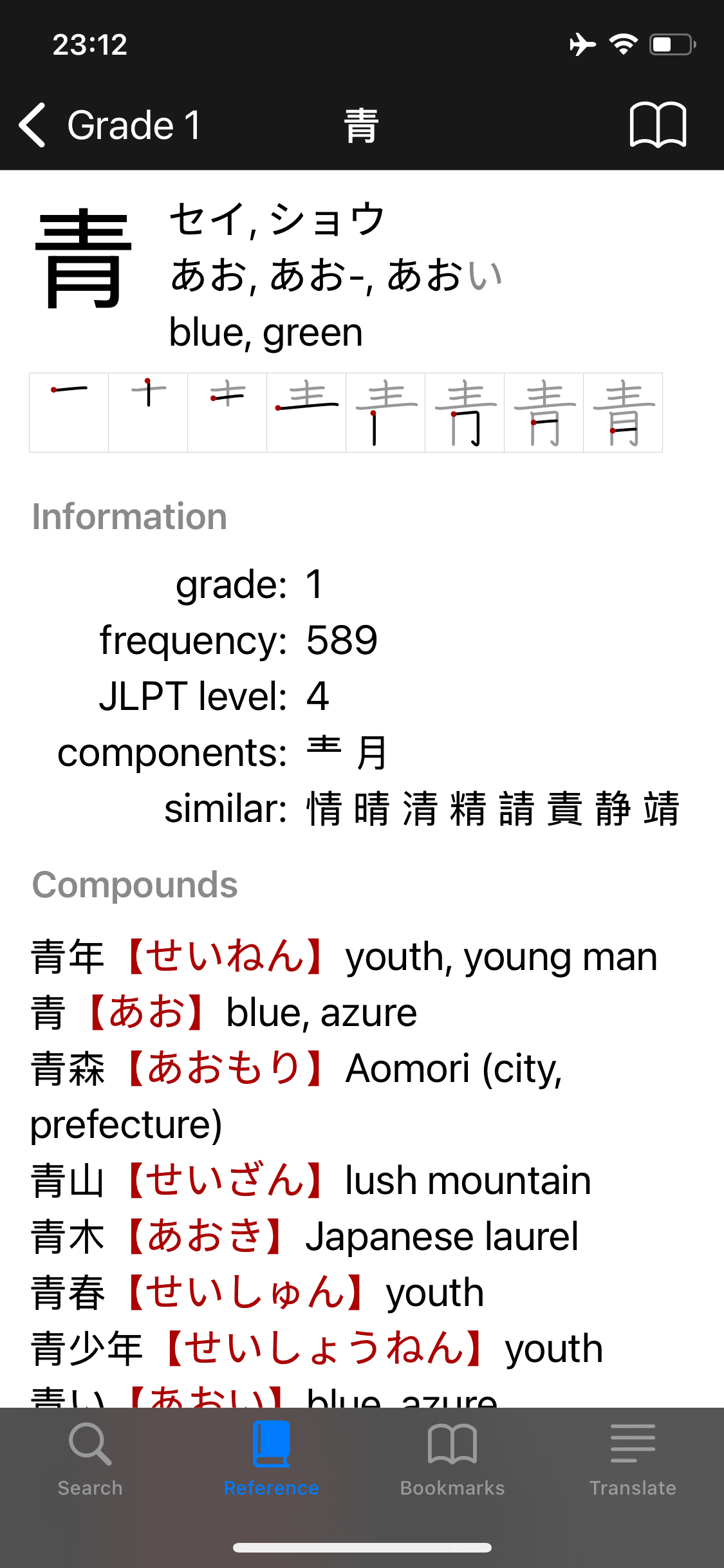 Day 43, Daffodil, Blue Backish side Kanji, Green Day 43, Daffodil, Blue Backish side Kanji, Green