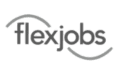 Gray FlexJobs Logo